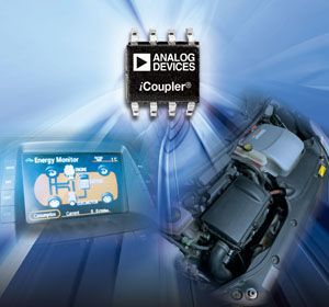 ADI的全新ADuM系列数字隔离器乃是针对油电混合车辆系统所开发