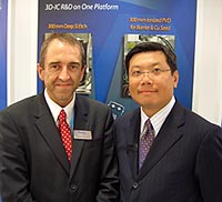 Aviza物理气相沈积蚀刻化学气相沈积业务营销副总裁David Butler（左）、台湾分公司总经理周雷琪（右）