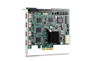凌华科技支持四组IEEE 1394.b埠之高速影像撷取卡PCIe-FIW64