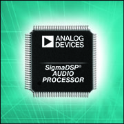 ADI推出SIGMADSP音频处理器 为汽车音响系统提供弹性的信号路径