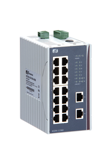 艾讯16埠强固非网管型以太网络交换器iCON-32160系列