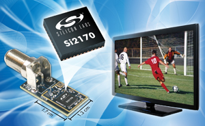 Silicon Labs推出高效能混合型电视单芯片调谐器