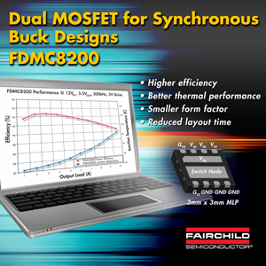 双MOSFET解决方案FDMC8200
