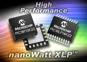 採用nanoWatt XLP技術的新系列8位元PIC微控制器