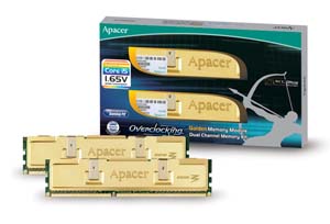 宇瞻推出最新DDR3 Golden與Aeolus超頻記憶體模組。