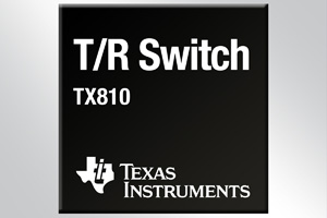 德州儀器推出首款整合式傳輸/接收開關 - TX810，可加速超音波設計並減少一半以上的電路板空間。