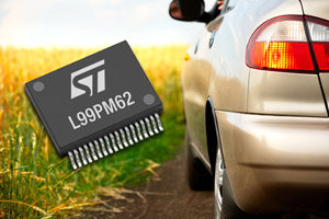 ST推出針對車身應用的電源管理晶片