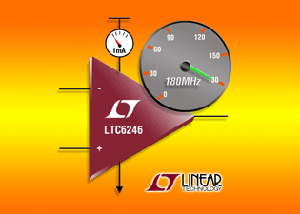 Linear發表高效軌對軌運算放大器 - LTC6246。 BigPic:315x225