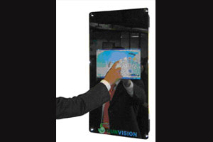 Sunvision互動式鏡面螢幕採用Zytronic觸控IC
