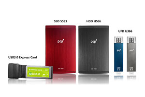 PQI將於2010 CES展出USB3.0個人儲存裝置產品。
