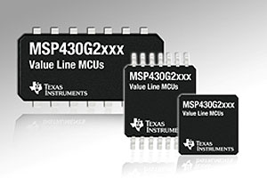 TI推出全新MSP430 MCU Value Line - MSP430G2xx MCU。