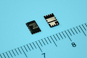 此款功率MOSFET适用于服务器及笔记本电脑之电源供应器，可将两颗芯片整合于单一封装