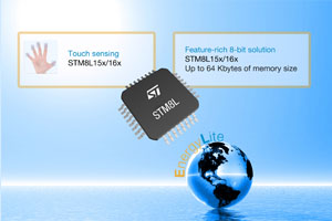ST推出新款STM8L微控制器產品系列