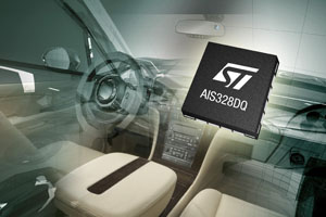 ST新MEMS加速度计 锁定各类汽车应用技术