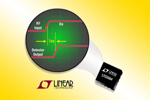 Linear精确的RF功率侦测器LTC5564