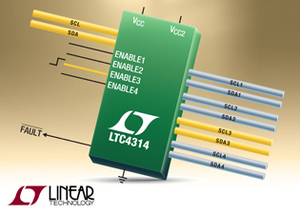 linear推出2&4信道Hot Swap I2C多任务器提供电容缓冲 BigPic:315x225