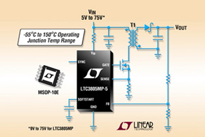 Linear推出新款可設定頻率的返馳控制器
