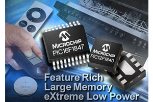 Microchip推出低接脚数、强化型中阶8位PIC微控制器