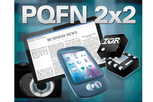 IR推出新款超小型PQFN2x2功率MOSFET