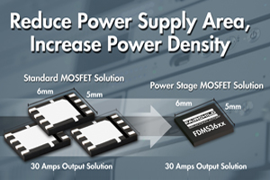 快捷推出FDMS36xxS系列功率级非对称双MOSFET模块