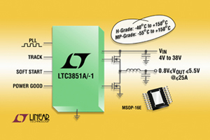 Linear推出寬廣輸入電壓範圍降壓DC/DC控制器