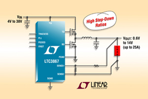 定频同步降压DC/DC控制器LTC3867