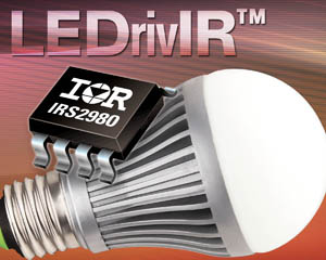 IR全新高电压LED驱动IC提升LED照明效能