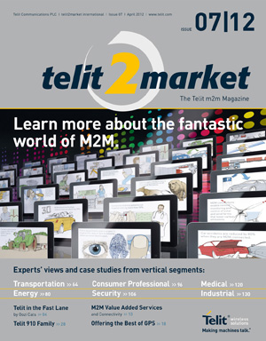 2012版泰利特年刊，电子书目前并已可透过www.telit.com/ebook下载