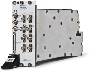 NI PXIe-5644R RF向量訊號收發器是全球首創的軟體定義儀器。 BigPic:590x472