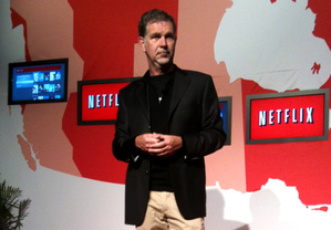 Netflix 可望採用 HTML5 影片 取代 Microsoft Silverlight(圖為Netflix CEO Reed Hastings，圖：VentureBeat) BigPic:558x388