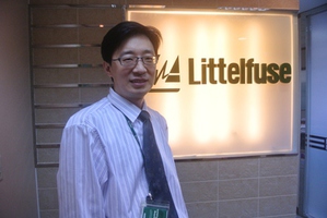Littelfuse半導體事業部全球產品行銷處長秦傳芳。攝影：姚嘉洋