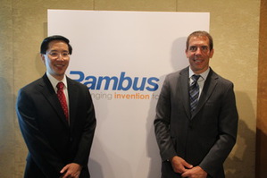 Rambus资深副总裁暨营销长Jerome Nadel(右)、Rambus企业解决方案科技副总裁Steve Woo(左)