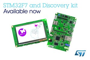 ST發佈可擴展的STM32F7探索套件，透過ARM mbed及Arduino生態系統，加速擁有極高智慧的STM32微控制器的市場普及率