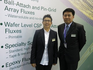 左為銦泰科技銦泰科技亞太區業務經理廖愛玲；右為銦泰科技台灣區業務經理范皓為
