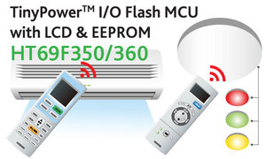 全新1.8V工作電壓的TinyPower LCD Flash MCU