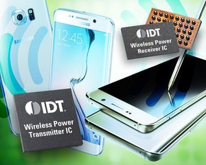 IDT公司與三星合作提供Galaxy S6 edge+ 和Galaxy Note5智慧型手機無線充電功能、無線充電器，以及三星智慧型手錶Gear S2的充電板。