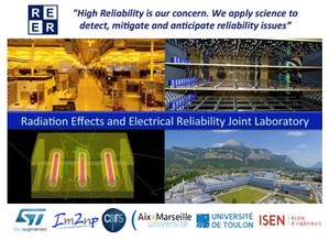 意法半導體與法國普羅旺斯材料、微電子和奈米電子研究院設立新聯合實驗室開發新一代高可靠性超微電子元件。