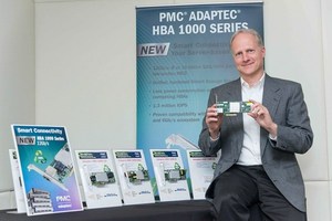 PMC儲存事業部高擴展解決方案副總裁Pete Hazen特地訪台發表HBA 1000系列
