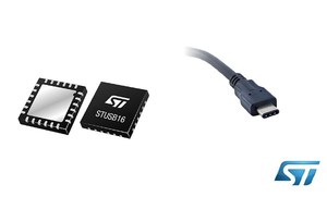 STUSB16介面晶片採用意法半導體的20V製程，整合短路、過電壓、過電流等保護功能