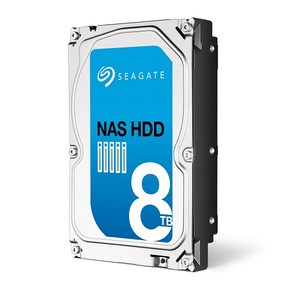 Seagate NAS HDD 8TB适用于所有针对磁​​碟阵列(RAID)、网路连接储存(NAS)与伺服器储存装置进行优化的硬碟..