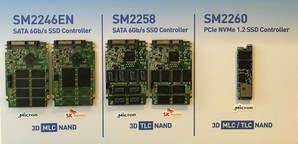 新产品SM2258加快了使用3D TLC NAND高性能用户端SSD的市场普及速度。