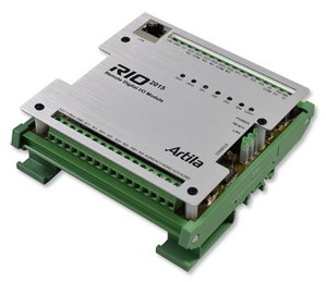 FreeRTOS可程式远端I/O模组RIO-2015PG具网页控制介面及Sensor Hub，可做为设备闸道器的All in one电脑平台。