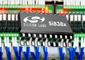 新型Si838x數位隔離器為工廠自動化PLC提供優於光電耦合器的性能和使用壽命。