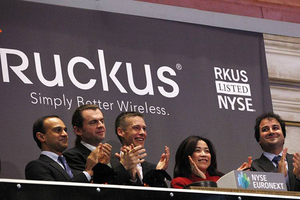 Brocade旗下Ruckus Wireless事业群以高营收绩效的企业级WLAN基础架构荣获IHS肯定