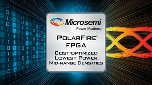 全新PolarFire FPGA元件提供500K逻辑单元、12.7G 收发器，适用于接取网路、无线基础设施、国防和工业4.0市场。