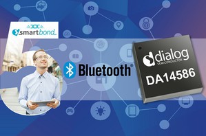 DA14586為首獲Bluetooth5.0標準認證的系統單晶片之一，擁有整合式麥克風介面，智慧直覺語音控制支援具備麥克風和喇叭的雲端連接裝置。