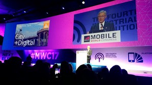 NEC全球總裁兼CEO新野隆日前於MWC 2017發表主題演講