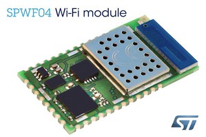 意法半導體與雲端相容的Wi-Fi模組，將會加速各種物聯網和機對機通訊設備之發展。