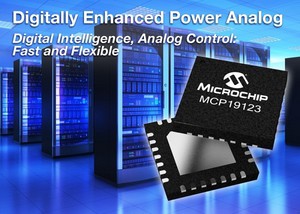 Microchip推出了用于DC-DC电源转换的全新数位增强型电源类比降压控制器..