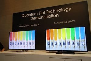 2017年，制造商会加强量子点面板在电视与监视器领域的应用力道。